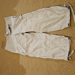 Size 4 White Liz Claiborne Lizwear Cargo Pants